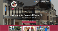 Desktop Screenshot of greenfieldmainstreet.org